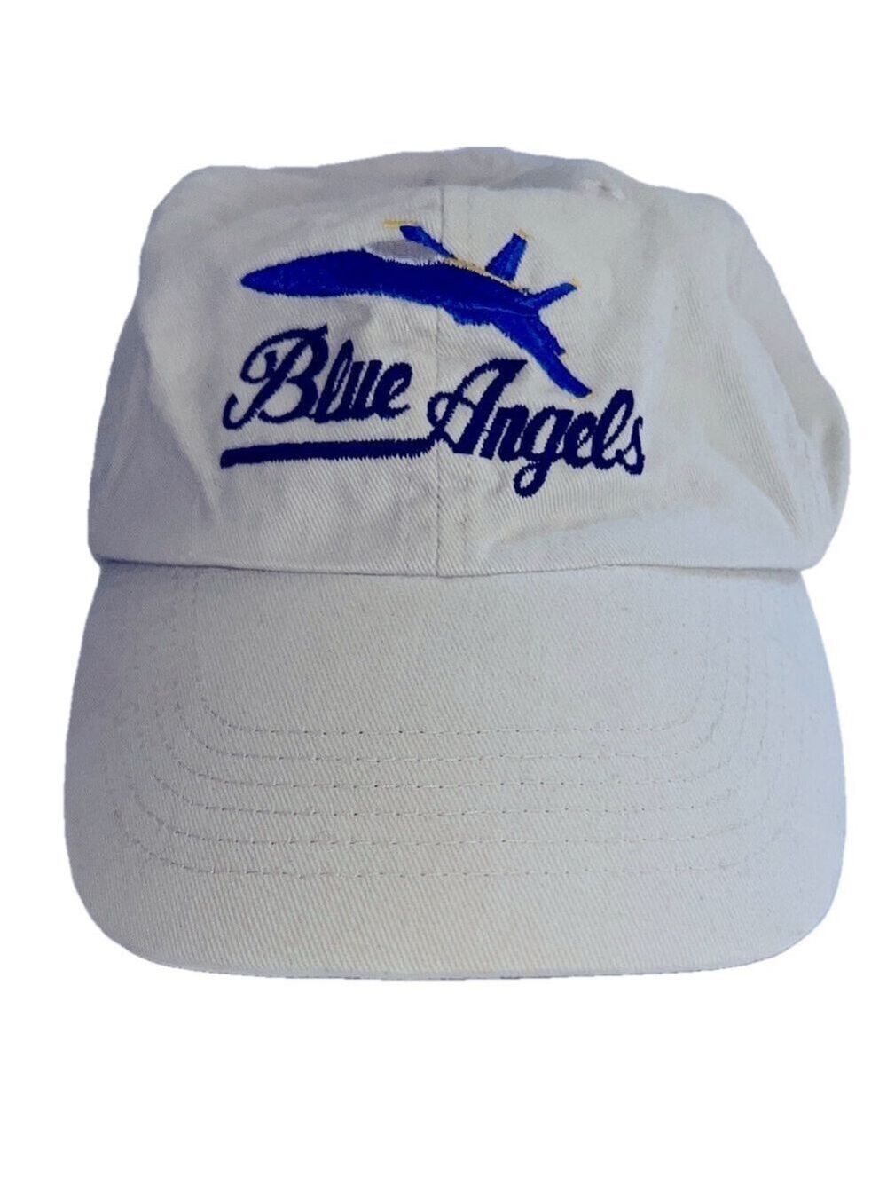 Authentic Blue Angels Embroidered Cream Cap Youth